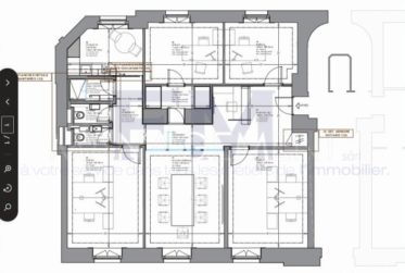 Dufour, bureaux haut standing rez sup, env. 125m2