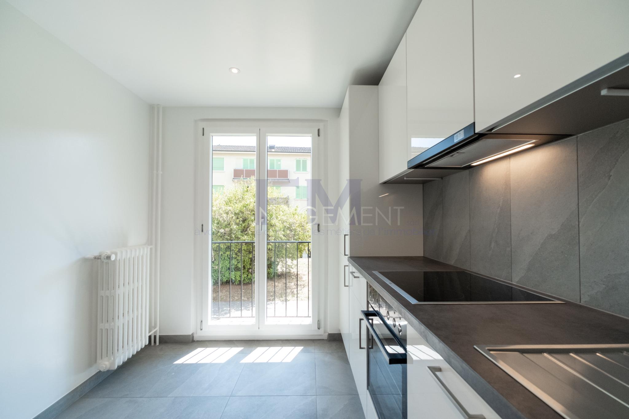 Avenue Petit-Senn – 3 pièces d'env. 44 m² au rez-de-chaussée