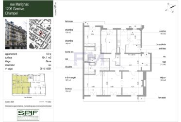 Rue de Marignac - 6,5 pièces d'env. 154 m² au 6ème étage